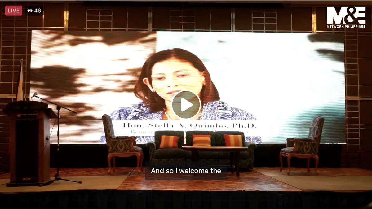 [LIVE NOW] The @NEDAhq and <a href="/UNDPPH/">UNDP Philippines 🇵🇭</a> are holding the 𝟵𝘁𝗵 𝗠&amp;𝗘 𝗡𝗲𝘁𝘄𝗼𝗿𝗸 𝗙𝗼𝗿𝘂𝗺 for M&amp;E practitioners from government agencies and non-government organizations to strengthen the monitoring and evaluation practices📊📈 in the country.
WATCH 👉 fb.watch/h3OAvnNIOY/