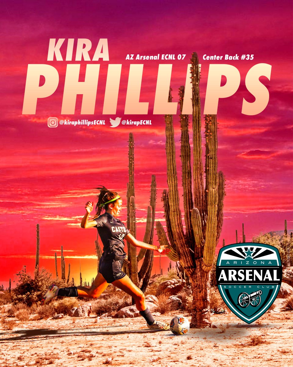 kirapECNL's tweet photo. I am excited to kick off my sophomore high school season this week after a great fall club season with the Arsenal ECNL 07 Team! 

@AZArsenalSC @ECNLgirls 
#ecnlphx #azarsenal #bleedteal #soccer https://t.co/aT6txwVSN4