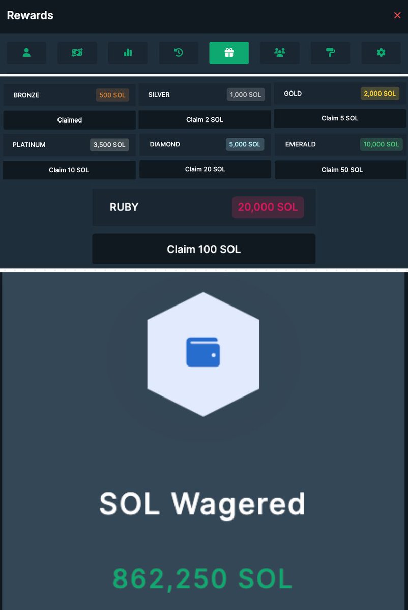 [Updated] High Roller Rewards 🎁

They spoke 🗣️ we reacted 🖊️

High Roller rank claims are now higher🔥👇
Rebates have been revisited to 1% Max Rebates for the 2 Highest Ranks 👀
Click on the 🎁 sign to obtain your rewards.

solcrash.io - The Home for High Rollers 🚀