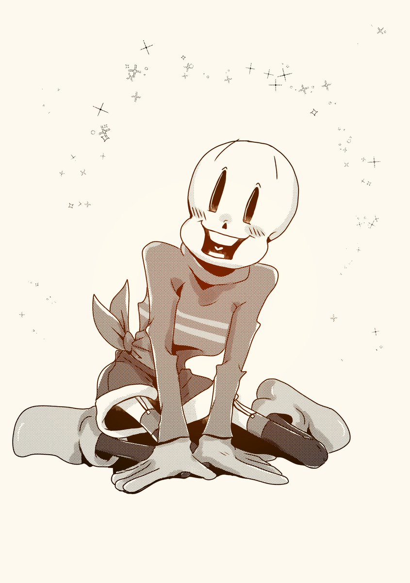 パピルスくん8〜10歳くらいの姿（今日はいいニーハイの日らしいので…）