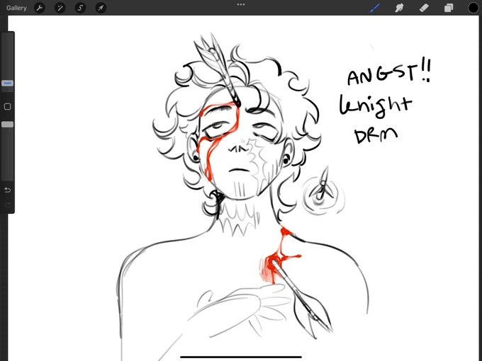 Blood /

Which do I finish first fellas
I might change the placement of the arrows in the first but yk 