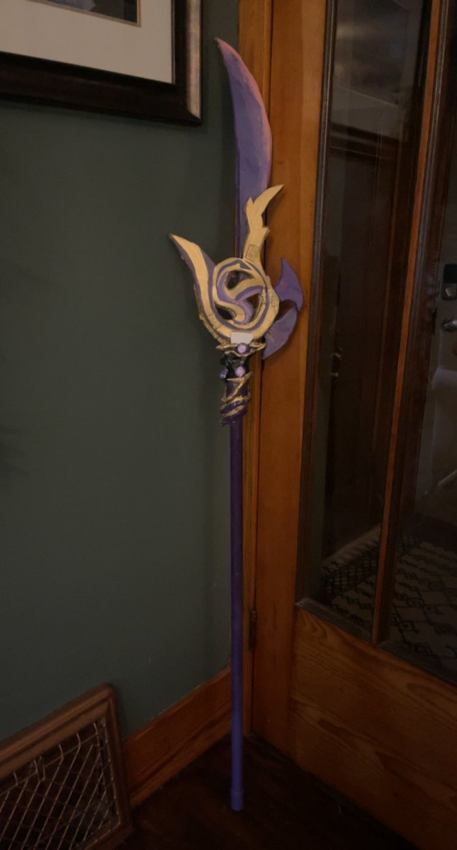 avribi's tweet photo. Pretty much finsihed but I think this is pretty good for going in with no help, no videos and itโs my first time ever
Other than it leaning I think this is the coolest thing Iโve ever made #genshin #Genshinlmpact #RaidenShogun #engulfinglightning https://t.co/SUCVj6ilqG
