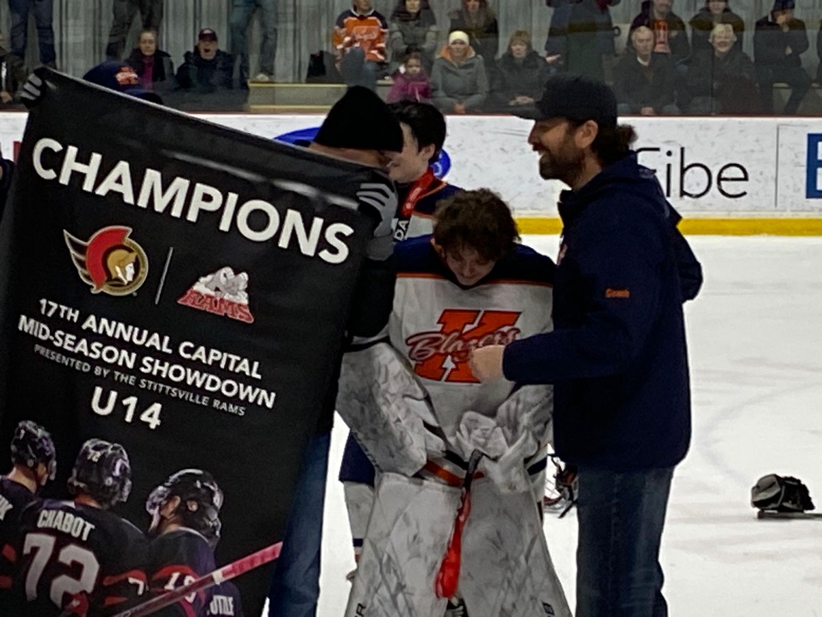 ChrystalZat's tweet image. To think 4 years ago today @ZandersPodcast was in the hospital.  Today he was on the ice doing what he loves, and winning gold! What an amazing group of young men. They all played the heart out!  Congratulations my boy, and happy heart anniversary.