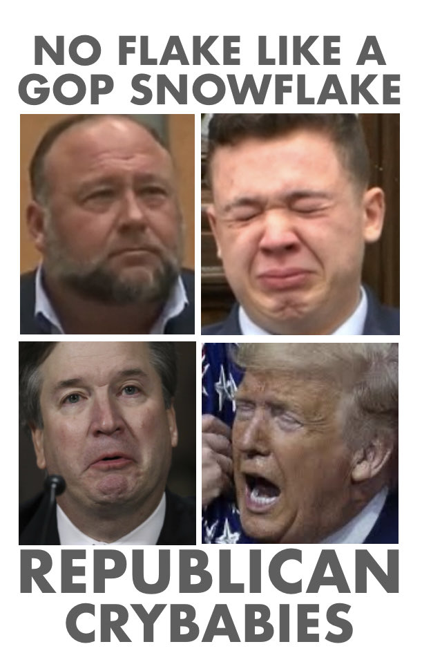 snitstwits's tweet photo. @AVindman @realDonaldTrump @kanyewest @elonmusk @SenateGOP @HouseGOP Commenters who defend Trump are sooo offended by an obvious and humorous stretch. https://t.co/K8rqWK8exd