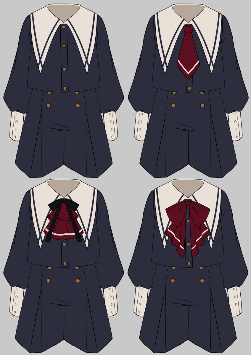 セーラー男子が好きなので存在しないギムナジウムの制服をつい考えてしまう…… 」|