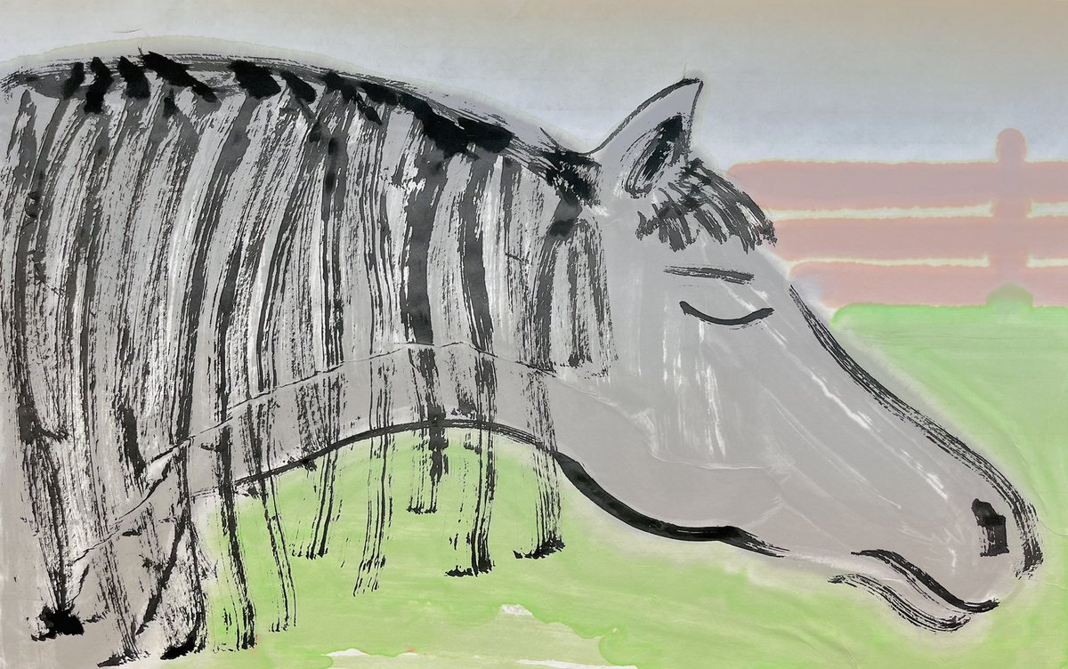 Arabian 
44x70cm
ink, watercolor, rice paper