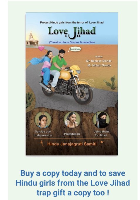 Demand from the Government of India that issues like religious conversion or live-in relationship should be declared illegal immediately.
#Love_Dhokha Wakeup Hindu Girls and beaware of this conspiracy to spoil your life!!
 #ConversionInIndia can be saved !
<a href="/Shambhu_HJS/">🚩Shambhu 🇮🇳 ©</a> <a href="/SG_HJS/">Sunil Ghanwat 🛕🛕</a>
