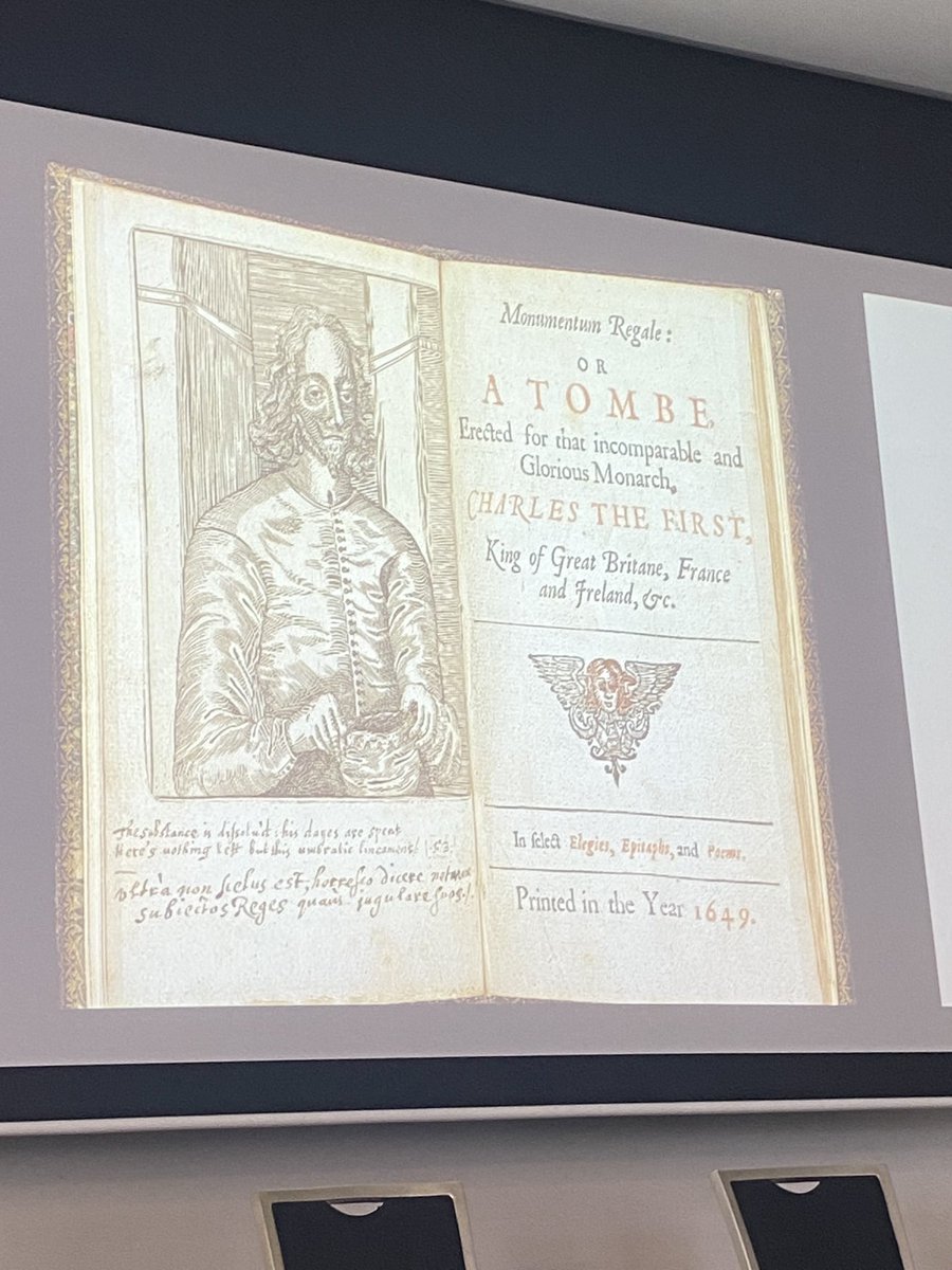 Embellishment through elegies! This is going to be a fascinating session focussing on the Emerson collection, first speaker Sarah Ross ⁦<a href="/WellingtonUni/">WellingtonUni</a>⁩ ⁦<a href="/Library_Vic/">State Library Vic</a>⁩ #BSANZ22