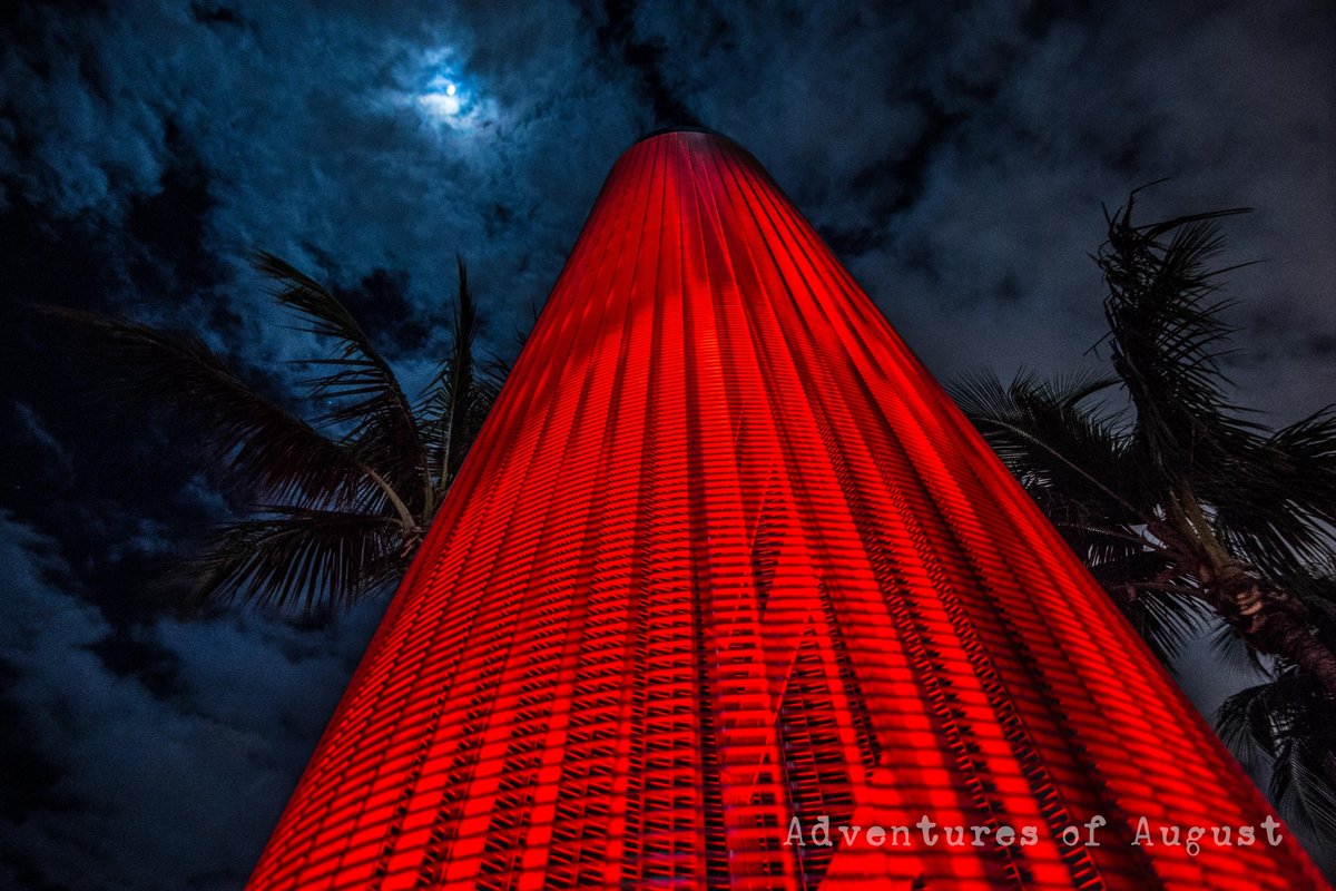 adventureaugs's tweet photo. #Photographers I can't wait to see your shots with #red in them!  I am game for anything!

As always, if a photo speaks to you, please be generous with your likes, RT's and follows!

Now this shot is looking up these lit pylons by the beach in #Miami. Hope you enjoy! https://t.co/xsLbgV4Sjj