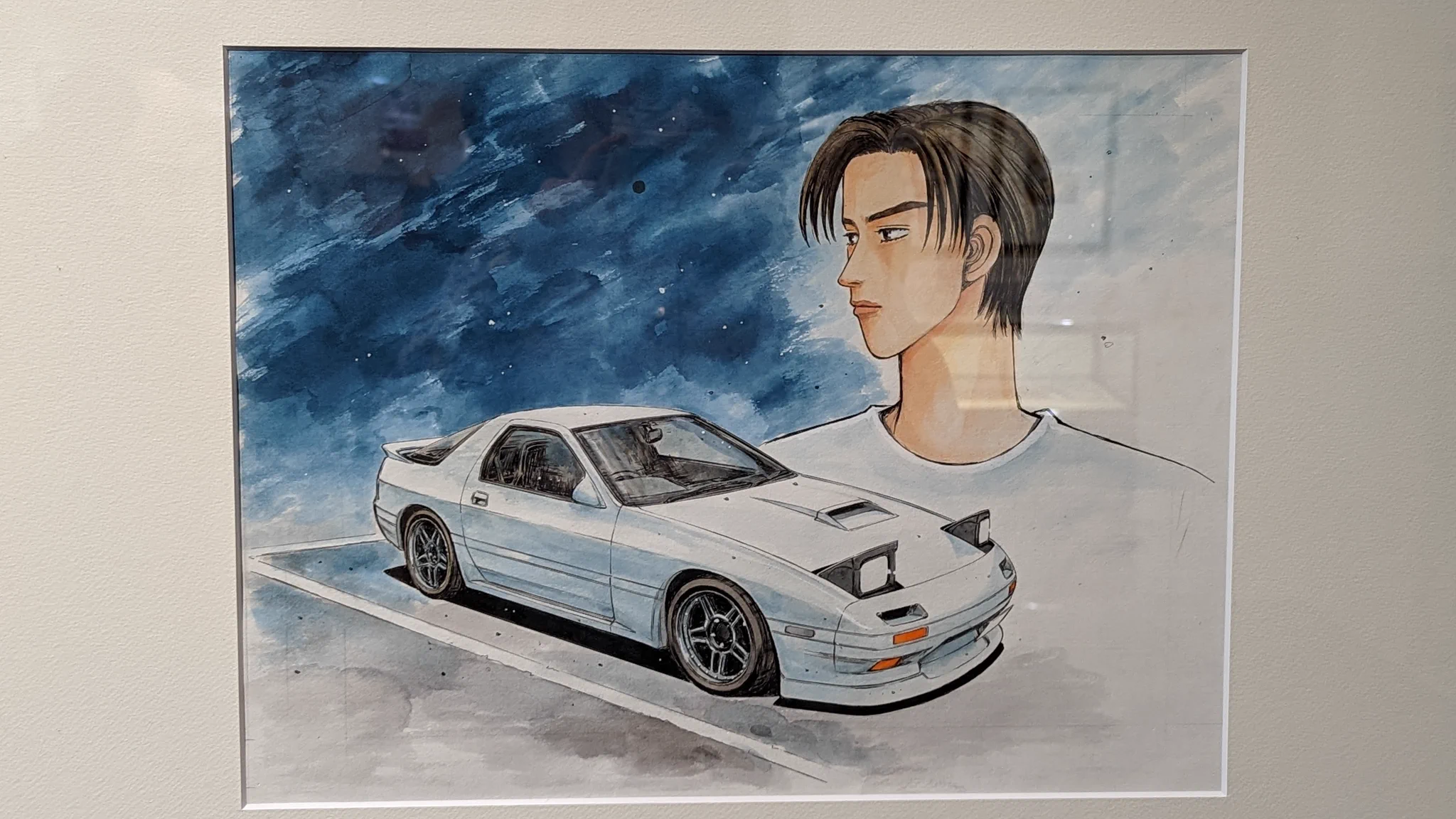 【送料無料❗️】頭文字D しげの秀一原画展　高橋涼介◇複製原画◇RX7 FC 頭文字D』公式 on X: 