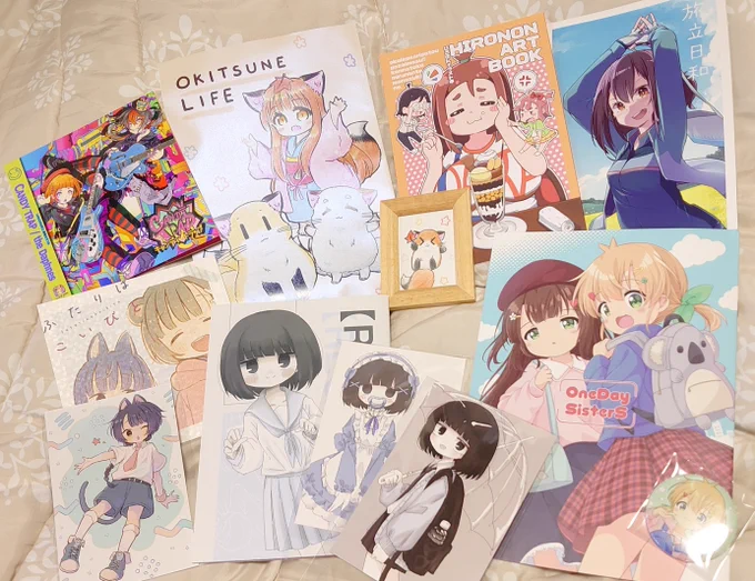 昨日のコミティアの戦利品(о'∀`о) 