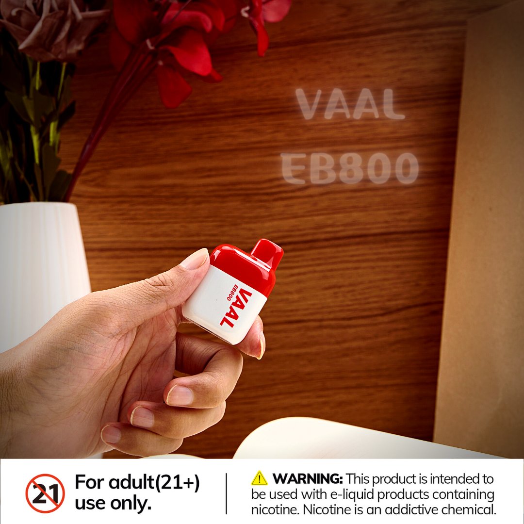 VaalVapor's tweet photo. Live on surprise, surprise on EB800🥳
Click ❤️if you like this product

WARNING: This device contains nicotine, nicotine is an addictive chemical.

#vaal #eb800 #vaaleb800 #vapebox #vapepics 
#vapefam #vapestarter #vapingtribe #ecigs #vapingbeauty #vapegeek #disposable #vapeworld https://t.co/3tCMAjlZ8P