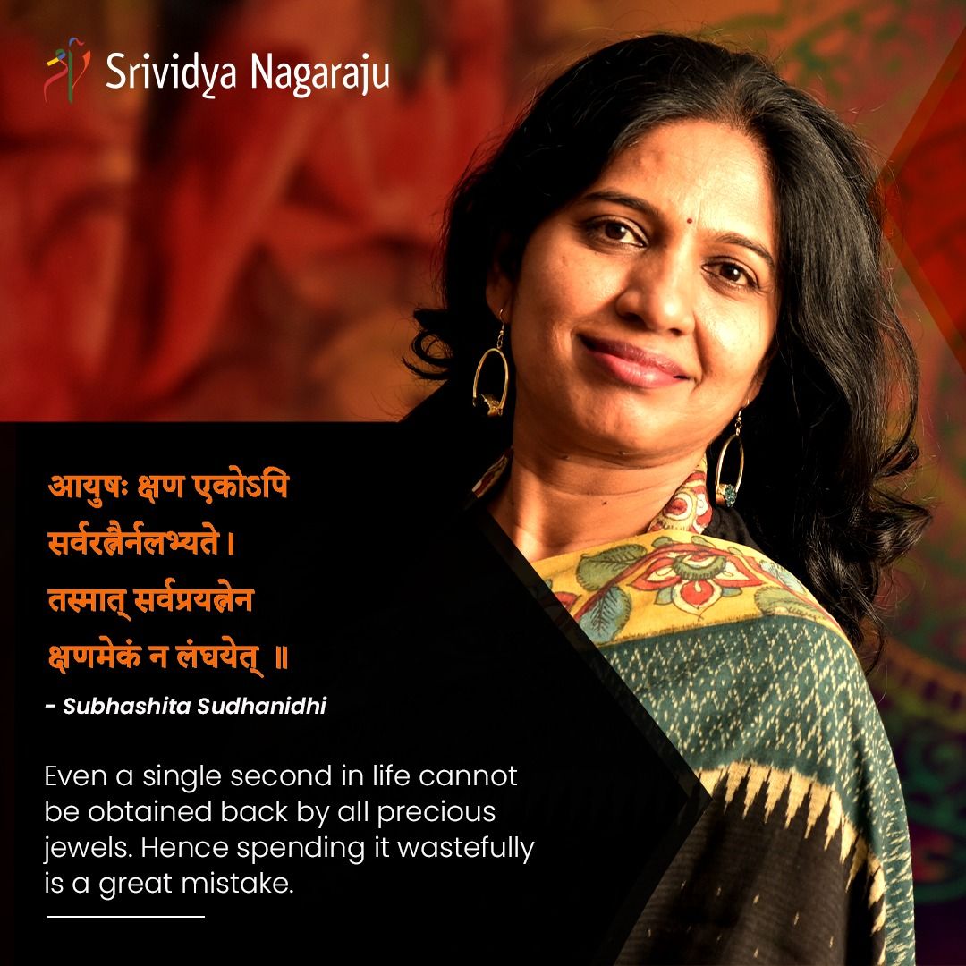 Srividyanag's tweet photo. Even a minute of one’s life cannot be as valuable as million gold coins. Especially, if it is not used purposefully, what loss is bigger than that?

Let us make every moment of life count by sharing, learning &amp; smiling.....

What's your add to the list to make every moment worth. https://t.co/9FBihQxljc