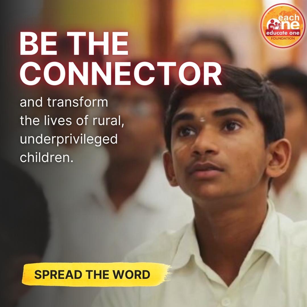 Each1EducateOne's tweet photo. Connect us to generous supporters like you in the easiest and fastest way. Just Like & Share our post. To know about our Edu-Care Programmes, visit https://t.co/2XZ3tce0r0
.
.
.
.
.
.
.
#E1E1 #EduCareProgramme #HelpChildren #DoateforEducation #LikeUs #ShareNow #SpreadTheWord https://t.co/i8b7ZjO7z5