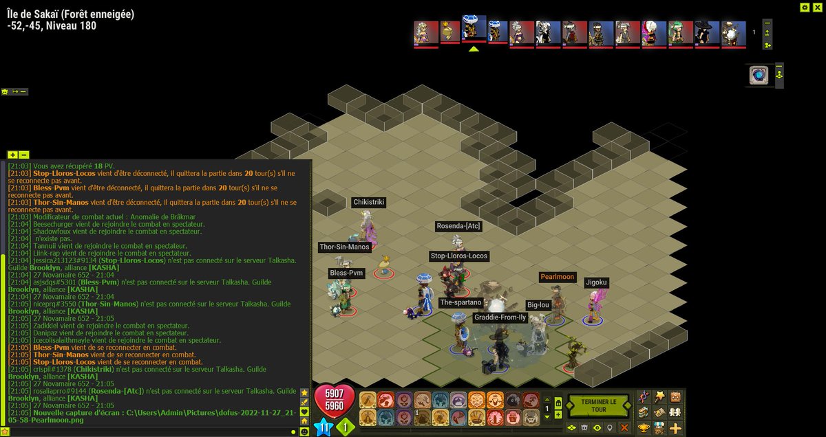 HispaniaStop's tweet photo. @__logan_  @_Manaia_  @Genki_Ankama  @ES_DOFUS  @DOFUSfr #DOFUS HOW is this guy not yet banned from the game? Are you willingly closing your eyes at the evidence? CLEAR VIRTUAL MACHINE. All he's got is accounts under different names... is that all it takes to foul #ankama? https://t.co/ik6wt22p3N