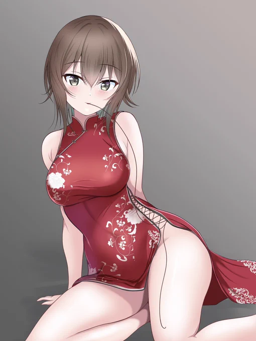 チャイナドレスのまほさん #ガルパン #garupan 