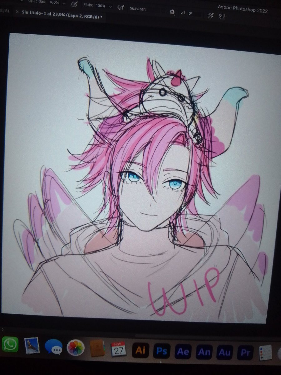 jundo_tochiii's tweet photo. Yk drawing Going is really difficult and maybe I'll finish this next year, but his model is so beautiful เฒฅ_เฒฅ
#GoingArt #sketch #wip #fanart #vtuber https://t.co/LfRDjKllke