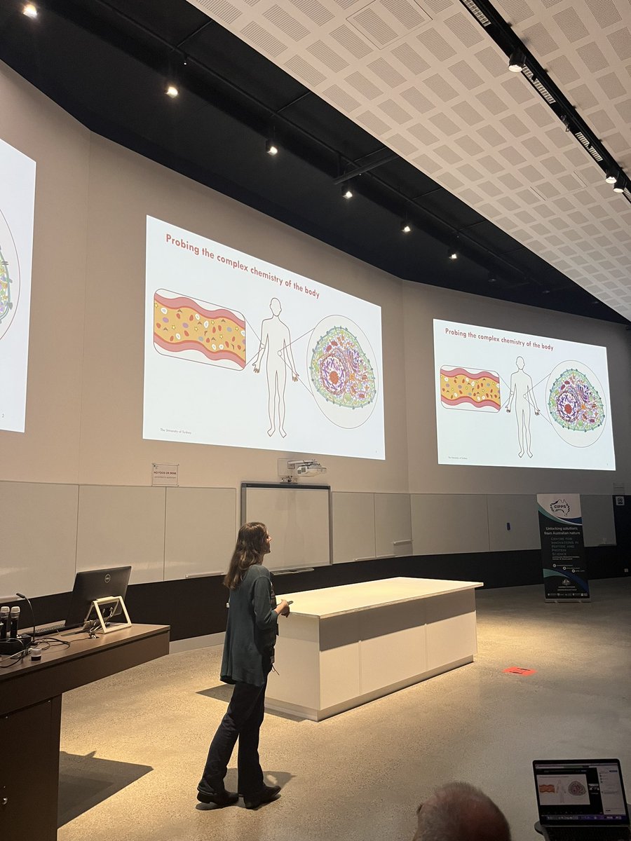 Next up is <a href="/lizjnew/">Liz New</a> from <a href="/SydneyChemistry/">Sydney Chemistry</a> speaking about her illuminating work on organelle-targeted stains and probes to help us visualise the complex chemistry of the body! #CIPPS2022