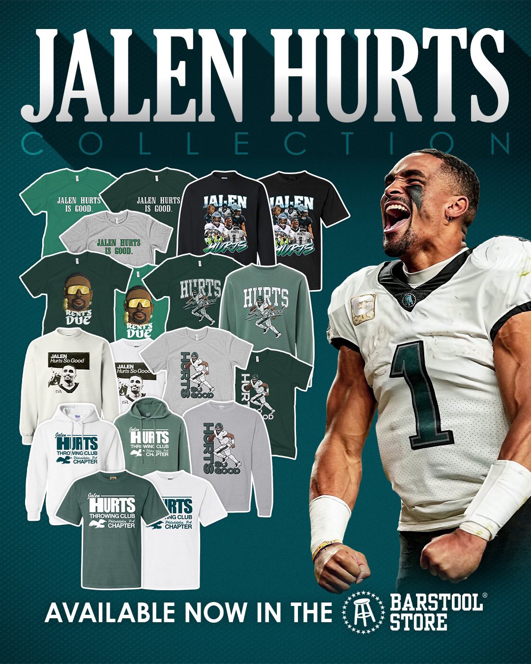 Barstool Sports on Twitter our Jalen Hurts collection now for 20