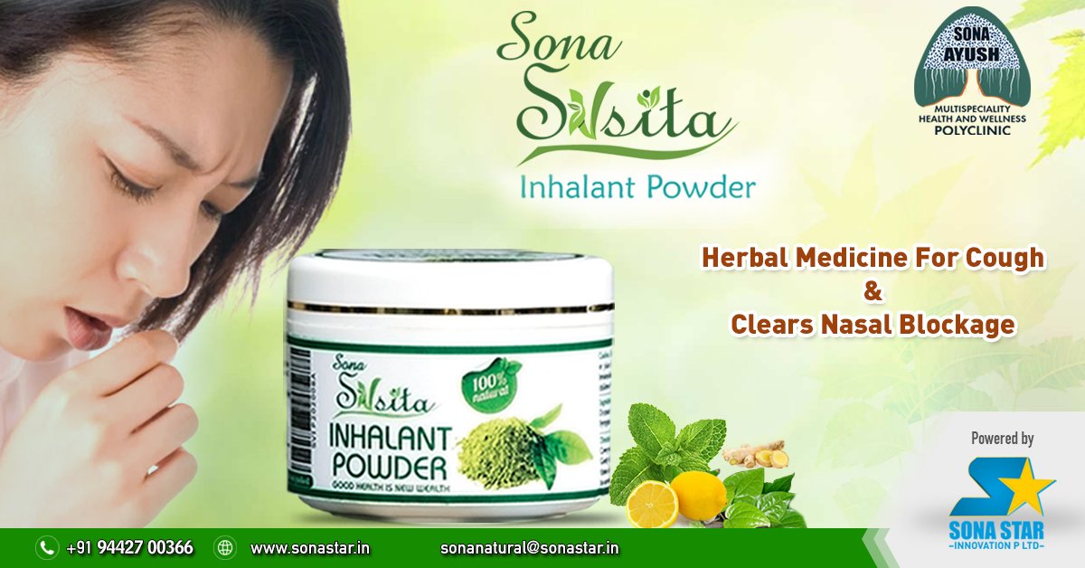 SonaMedCollege's tweet image. Sona #Svsita #inhalant powder is a #Helbal #medicine for cough nd clears #nasal blockages. It is formulated using #natural ingredients that r safe for use nd provide fast nd effective relief from #cough &amp;amp; #congestion. Get yours from Sona Ayush Multi-speciality #healthcare, salem.