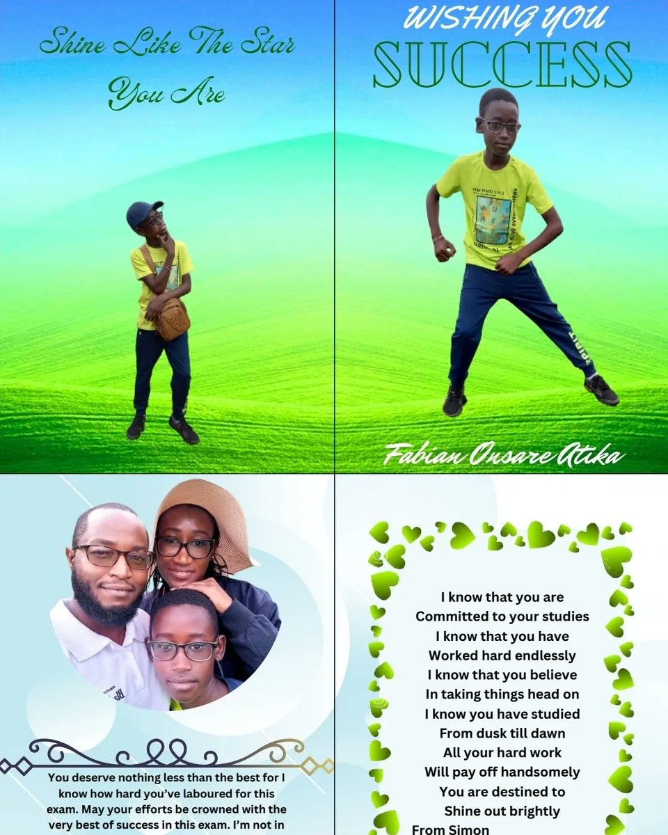 BrandsCj's tweet photo. From CJ Brands Management we would like to take this opportunity to wish all the #KCPE #KCSE Candidates All the best in final examination.
To order your Customized #SuccessCard contact
☎️ Call/Text/Whatsapp 0723627679/0737266534
info@cjaybrands.co.ke https://t.co/pnqZxOLbmX https://t.co/aklddPzvD3