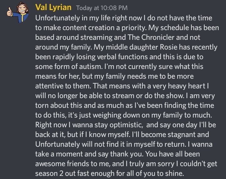 Vallyrian11's tweet photo. Please take the time to read, my goodbye. https://t.co/WEbmyrk8Xq