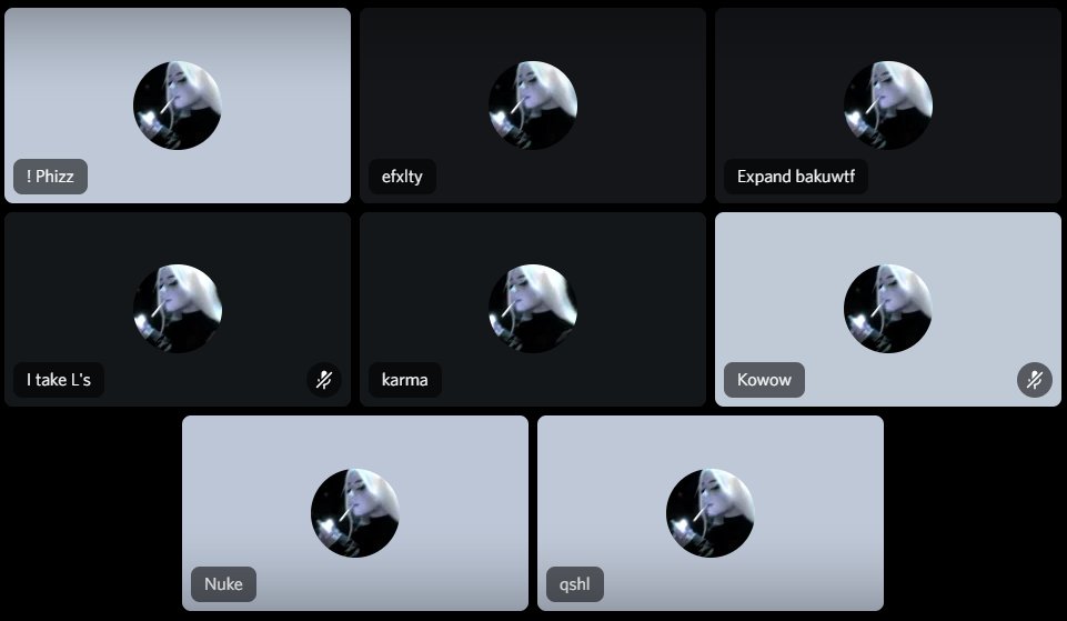 Nukefs's tweet image. POV: ​you know you made it when you have clones + they females