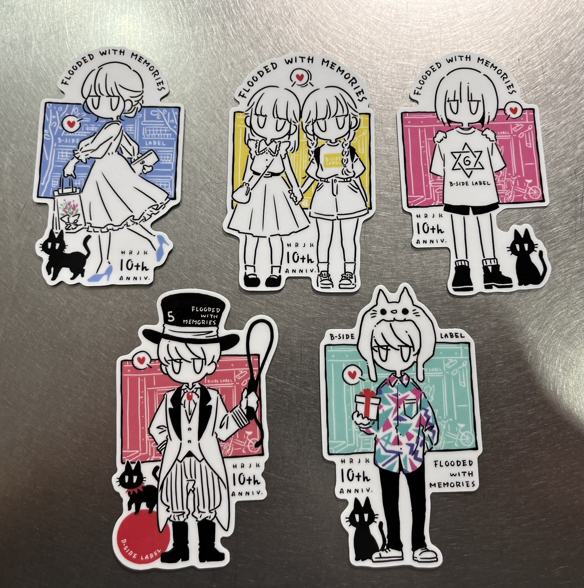 by原宿SHOP】 続けて今日は💐 原宿10周年記念ステッカー、最後の