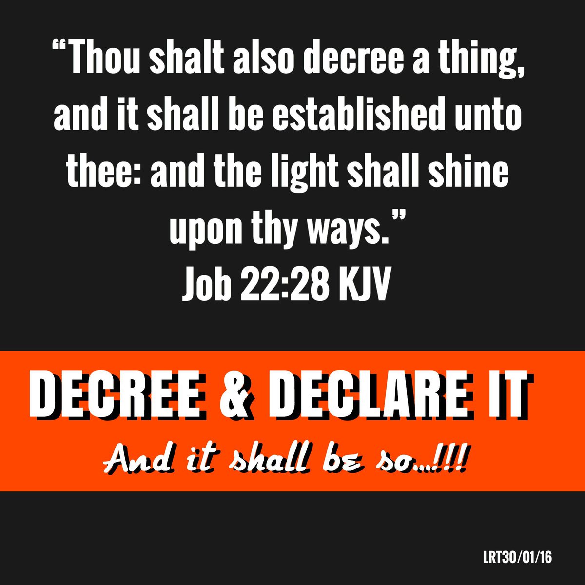 charisse_savior's tweet photo. Thou Shalt also decree a thing, https://t.co/krASgxOqAN