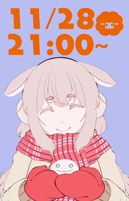 今日のめめめちゃんの配信は21:00から!#もこ田めめめ #めめアート 