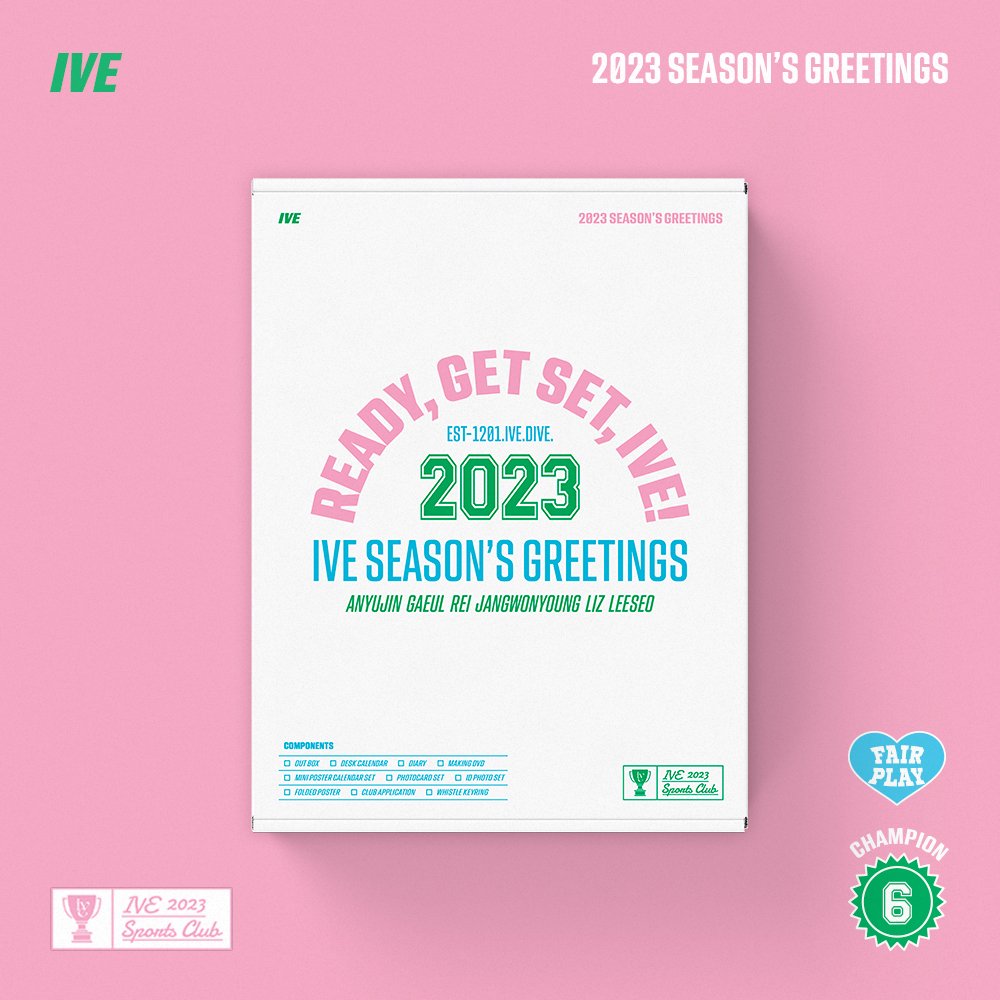 #okpopshopph_phgo WTS LFB PH GO
IVE - 2023 SEASON'S GREETINGS [READY, GET SET, IVE!]

1750

DOO: 12/26 or until OOS
Long DOP: 350 DP per item on 12/26; balance once onhand 
*may pay full on 12/26

Normal ETA
order here 👉 bit.ly/order-okpopsho…