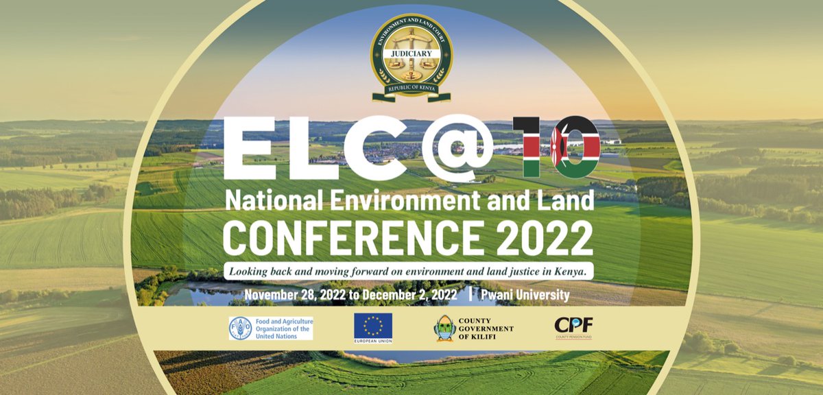 The ELC@10 conference will bring together stakeholders in the environment and land sector in Kenya, Africa &amp; globally to discuss major achievements &amp; constraints in the operationalization of the Court &amp; share experiences and propose judicial strategies