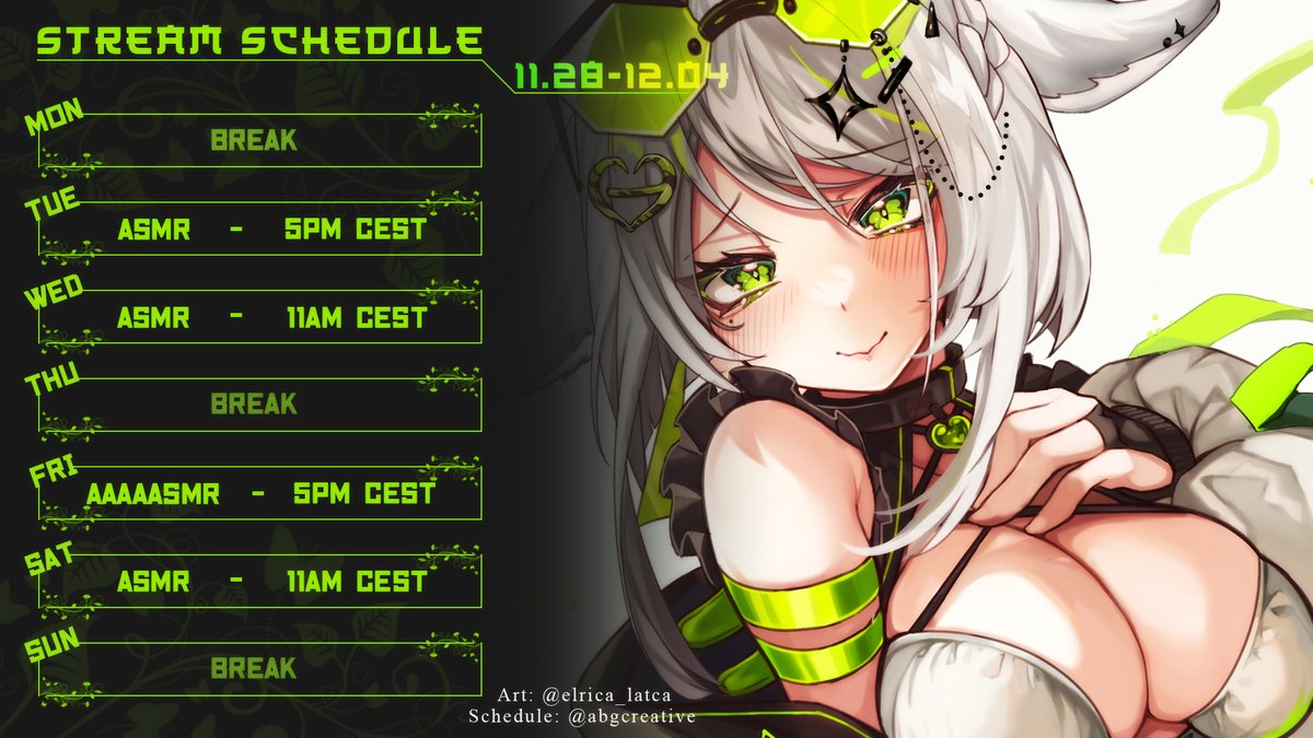 Hi!! I'm back and I'm feeling much better! I will be taking things slowly due to my health being silly. That means that I'll have shorter streams for a while ;w; <3
MWAH
#vtuber #vtuberen