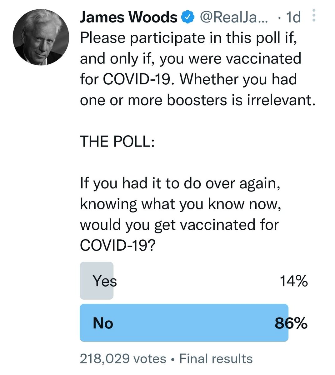 MaryJo__Perry's tweet photo. 86% of vaccinated poll participants would not have gotten the cv shot had they known the truth.
#knowbetterdobetter
#painfulitoldyouso #suckstoberight https://t.co/gi7Q2etnVH