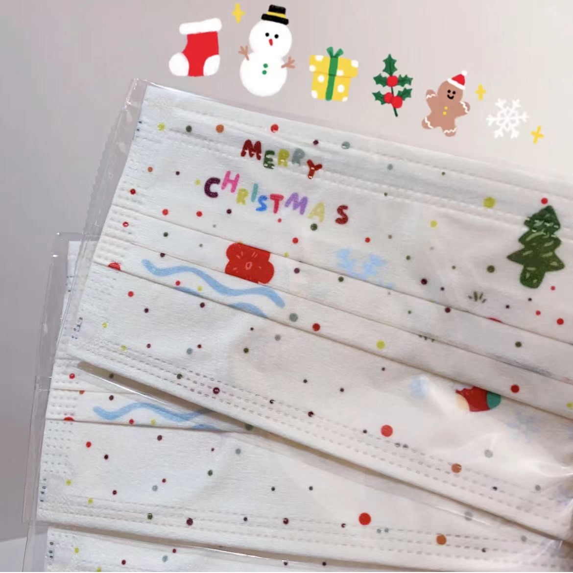 ElinaL0112's tweet photo. To celebrate Christmas, we specially designed these styles.
The minimum order quantity is 30,000 pieces, and you need to private message me for the price.
#Christmas #DisposableMask #Facemask #GH22 https://t.co/wtRY8nuHcL