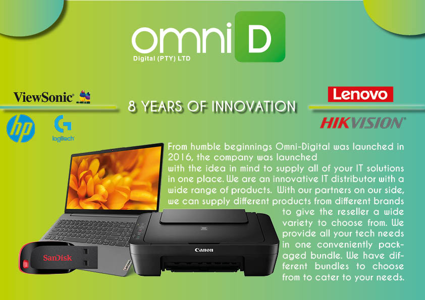 From humble beginnings to 8 years of innovations, make Omni-digital your IT distributor of choice. Laptops , printers , flash drives and external and internal storage.
VISIT OUR WEBSITE : omni-digital.co.za
#business #businessowner #businessowners #business #laptops #printer