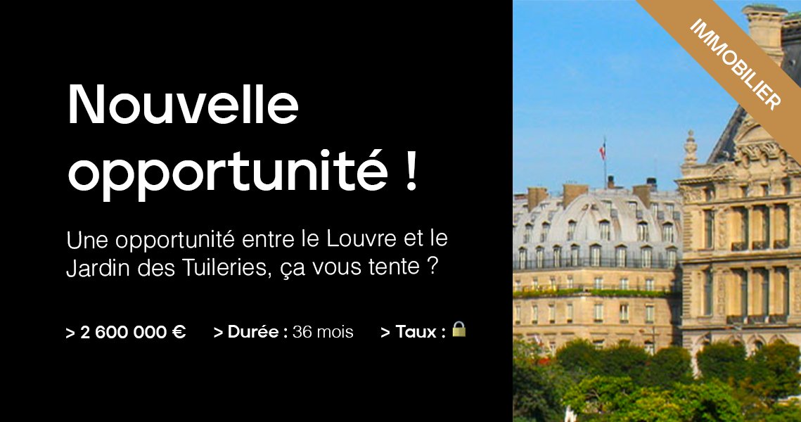 Un #investissement entre le Louvre et le Jardin des Tuileries, ca vous tente ? Pour découvrir le rendement et les caractéristiques, c'est par ici : finple.com/linkedin/ #investir #crowdfunding #finance #epargne #paris #louvre #patrimoine