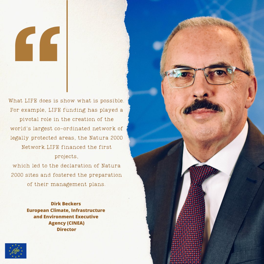 📰 Read here the full interview to uncover #LIFEprogramme achievements over the last 3⃣0⃣ years!

👉 bit.ly/DirkBeckersLIFE

#LIFEis30 #LIFEprojects