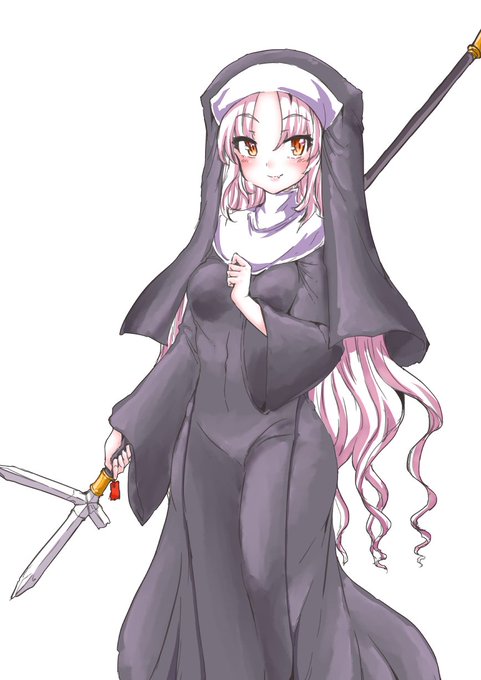 #如月ついつい月曜日
今日のシスター服です 