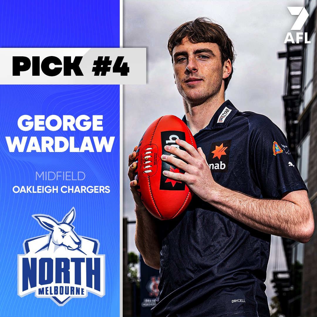 7AFL on Twitter Wardlaw is heading to Arden St 🔵⚪️ https//t
