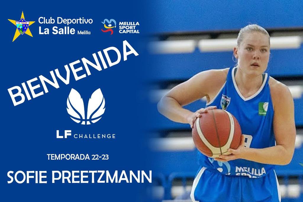 El <a href="/ClubSalle/">Melilla Ciudad del Deporte CD La Salle</a> hace oficial el fichaje de <a href="/softryggedsson/">Sofie</a>, jugadora que estuvo a las órdenes de Paulino hace dos temporadas en Liga Femenina 2.