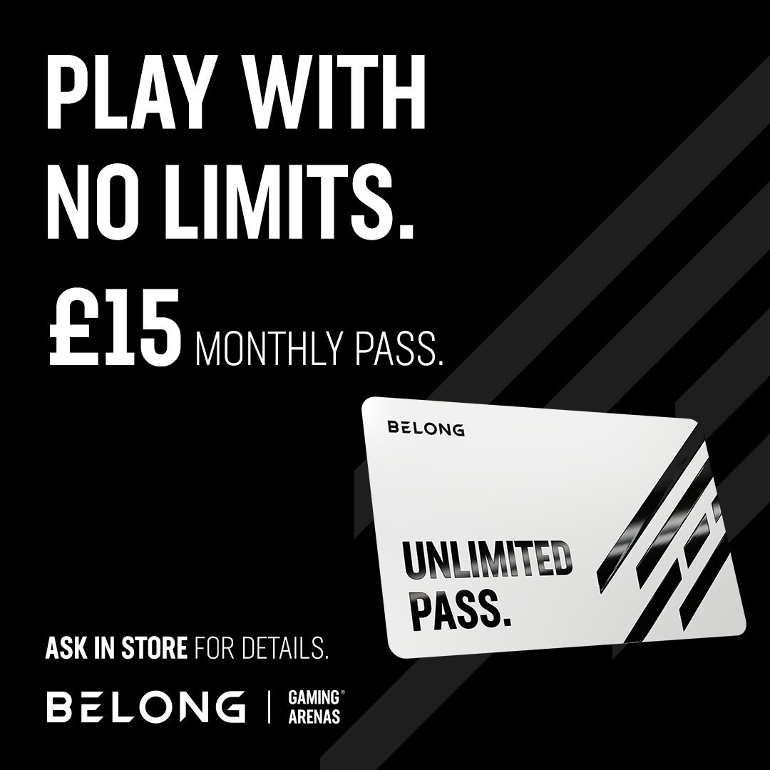 ⚫ Last day of Black Friday at Belong ⚫ 

🎉 Parties at just £99 or £199!!

Book for any time, just place a deposit to secure your date!

🎮 Play every day in January Last when you play an Unlimited pass!

When it costs £3 an hour to play, this is a BARGAIN!