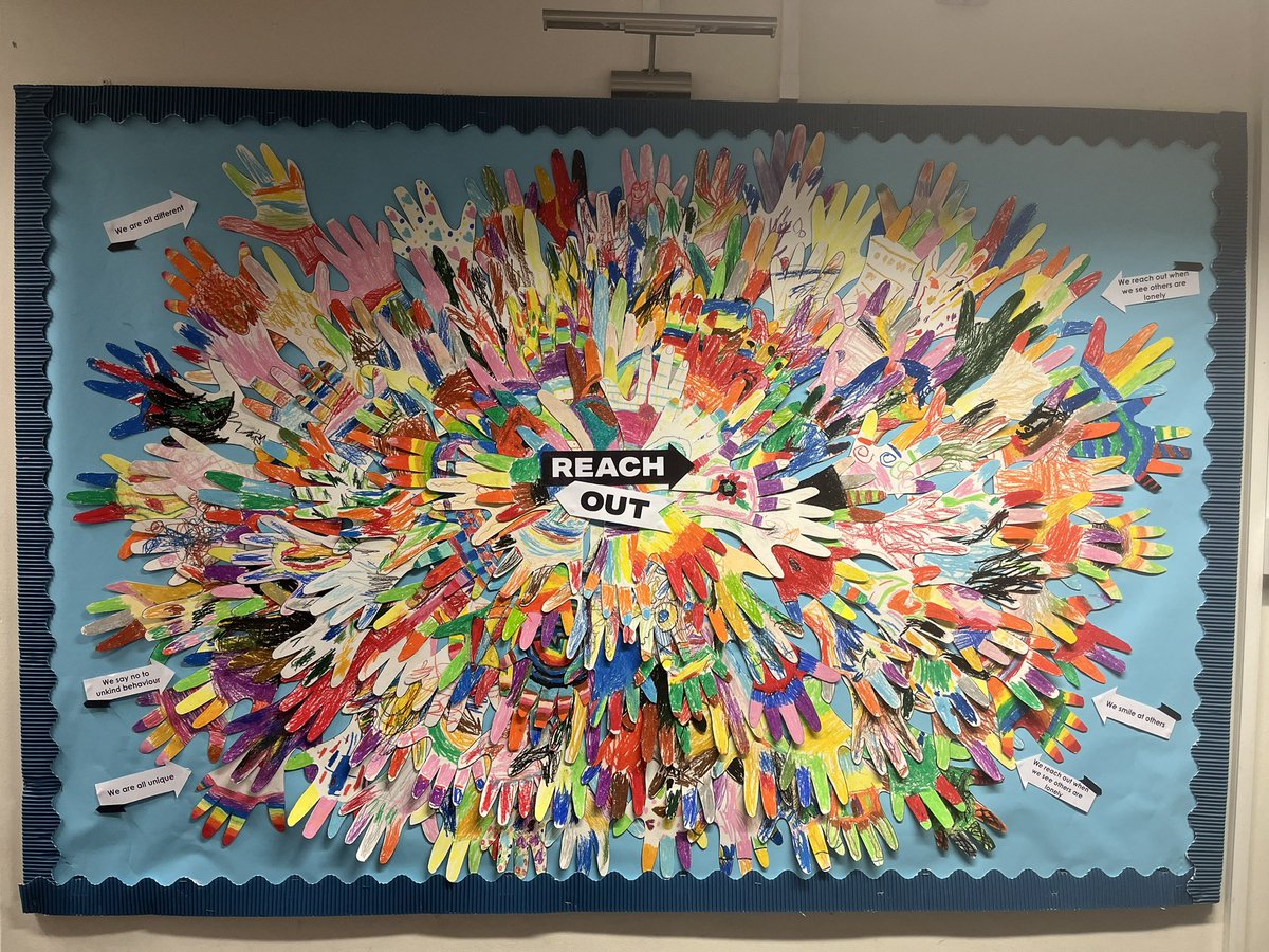 A constant reminder that we are all unique and to reach out to those who are experiencing unkind behaviour #reachout #antibullyingweek