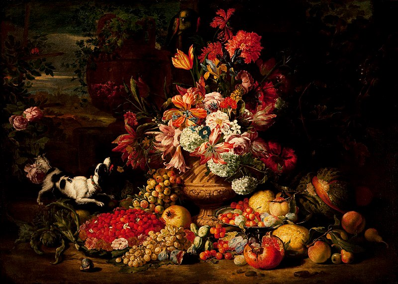 MozartCircle's tweet photo. @Spinazieacademi Thank you!
Here a collection of 17thc paintings with grapes & trees but apparently the whole compositions are mostly different from those of #Gesina & #Gheeraerts!
These are by #AbrahamBrueghel great-grandson #PieterBrueghelTheElder! https://t.co/2HC5ML4eKD