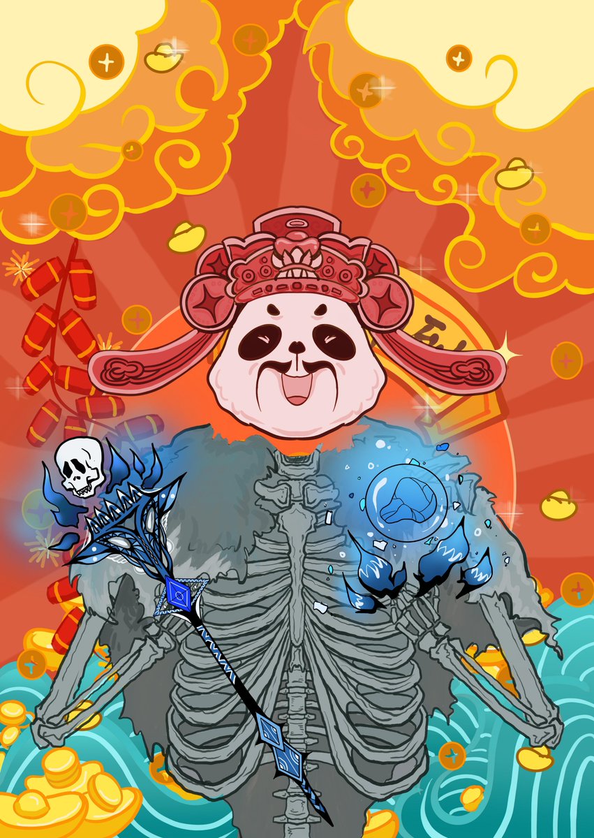 HashPandas's tweet photo. 💀⚽️Skeleton football team, send four players to play #football ! Who do you think is the best? Do they want to join the #Argentina national football team？😍#TheWorldCup https://t.co/GgpHsEkeOw