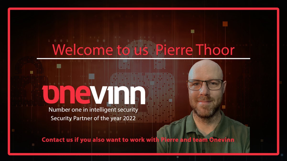 Our Cloud Security team is growing and we are proud to announce our new colleague Pierre Thoor who is joining the team! Read the interview below.

blog.onevinn.com/welcome-pierre 

#weareonevinn #cybersecurity #onevinn