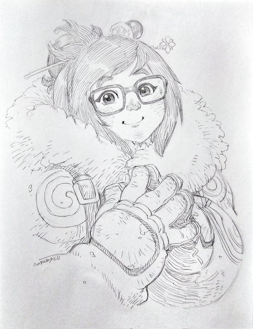 既出ぽっちゃり女子再掲マンDAY
数年前にリクエストで描いたメイ 