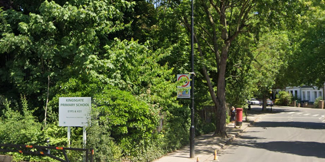 CamdenCouncil's tweet photo. We are proposing a new Healthy School Street for Kingsgate Primary around Maygrove Rd to help children get to school in a safer, less polluted environment by closing the road to traffic at school pick up/drop off. 

🗣️📣 Have your say https://t.co/fFj0rOsNMf https://t.co/Q58Nsh6Gqy