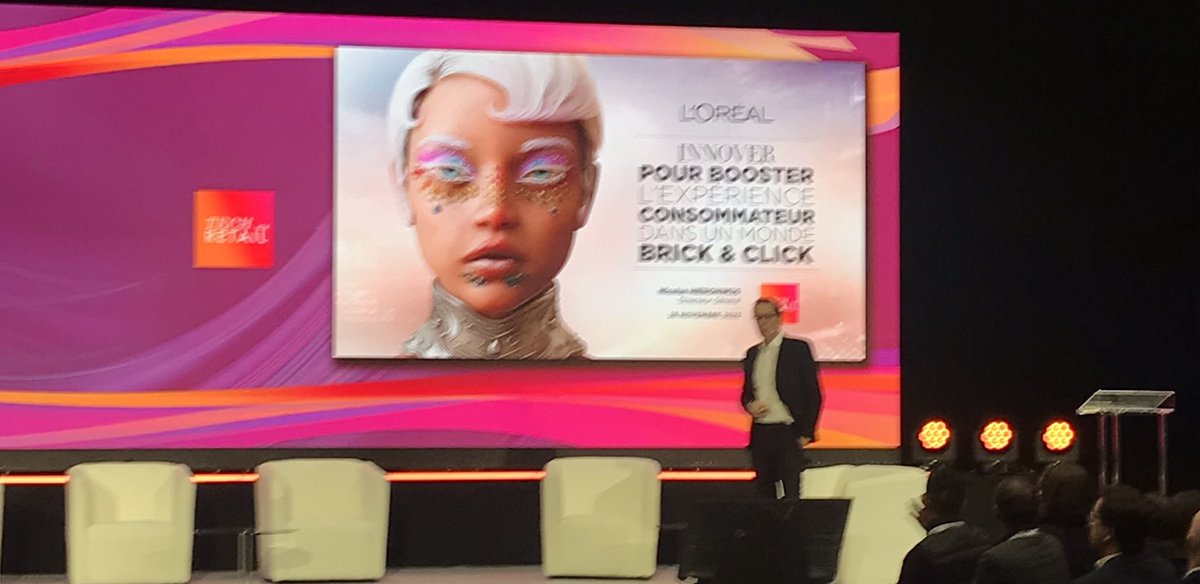 AUPCOM's tweet photo. Le 6eme patron de @LOrealGroupe en 113 ans d’existence, @nicolashiero ouvre le Tech For Retail 2022 ! https://t.co/gZjAGaplQG