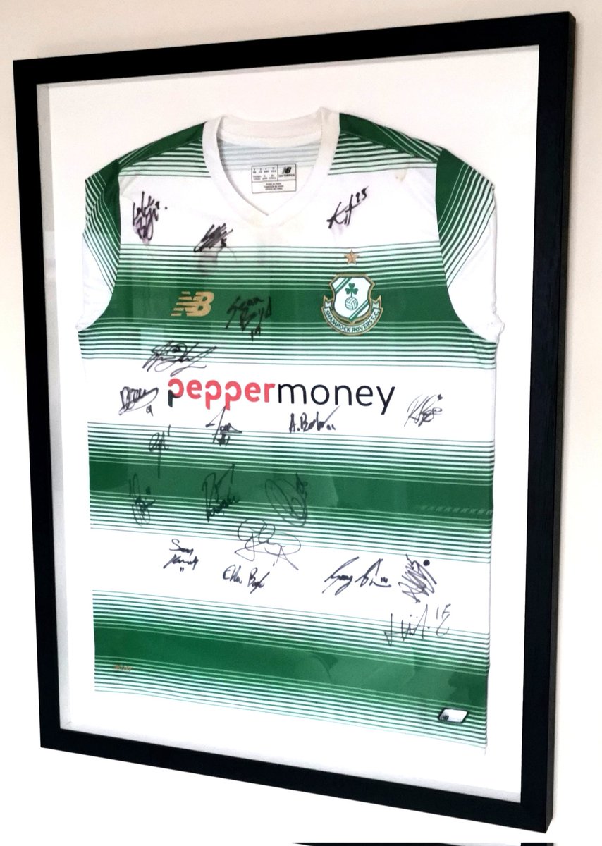derekm444's tweet photo. Have U got #Memorabilia that U need a #displayframe for! I have just completed this made to measure Jersey Display Case of @ShamrockRovers signed team #Jersey This #jerseydisplay frame measures 85cm x 65cm.
#soccerjersey
#shadowboxframe #framesformemorabilia
#pictureframing #I https://t.co/4a8WUKNGyJ